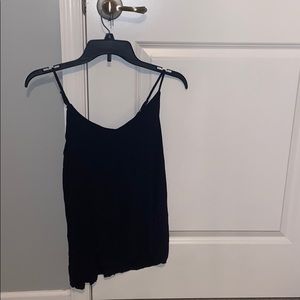Black tank top